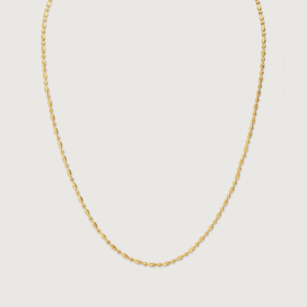 Luminous Link 22KT Gold Chain,,hi-res image number null