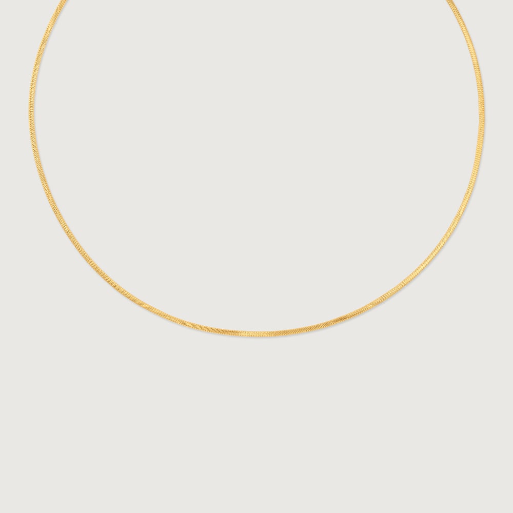 Minimal Fluid Omega Gold Chain,,hi-res image number null