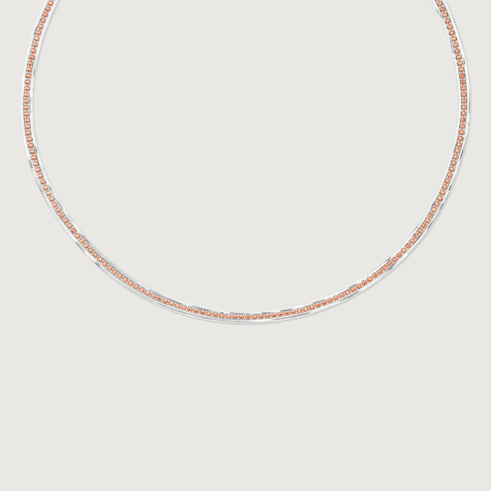 Luminous Refined Omega Gold Chain,,hi-res image number null
