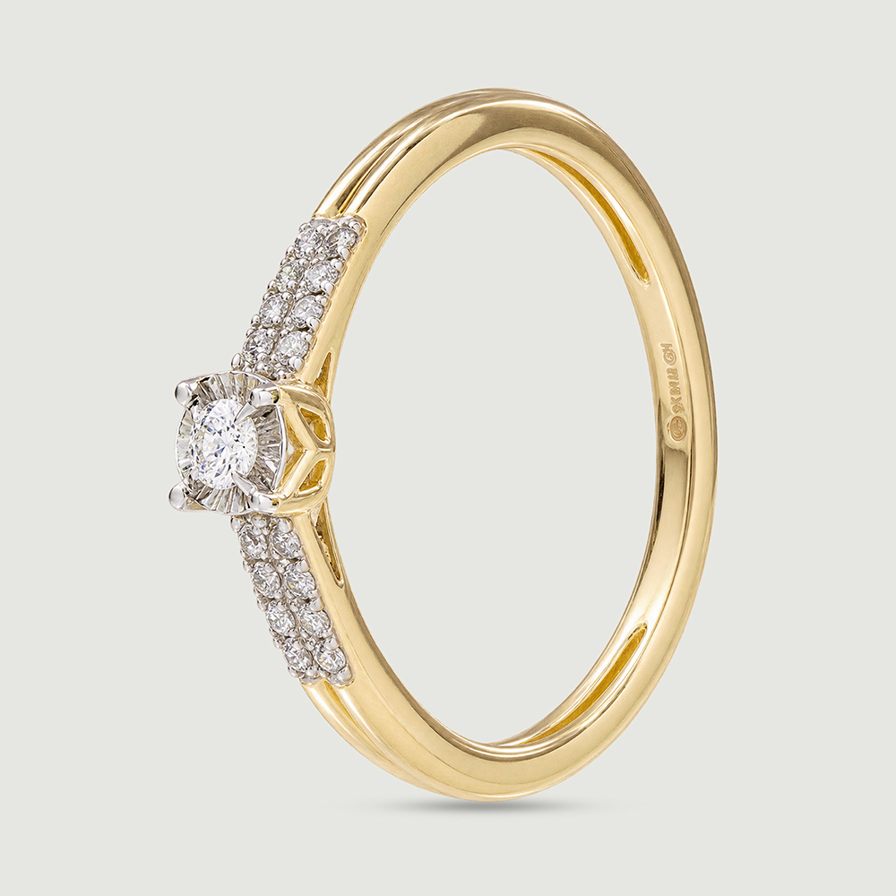 Graceful Layered Diamond Ring,,hi-res image number null