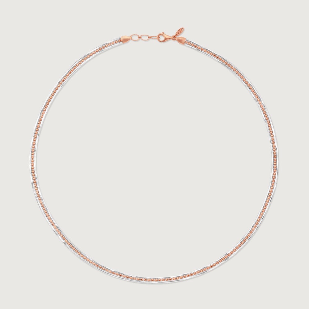 Luminous Refined Omega Gold Chain,,hi-res image number null