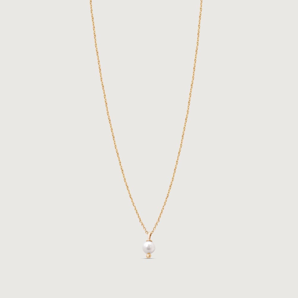 Stellar Loop Pearl Necklace,,hi-res image number null