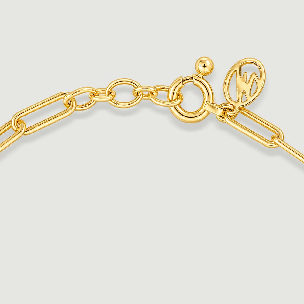 Sleek Geometric Gold Mangalsutra Bracelet,,hi-res image number null