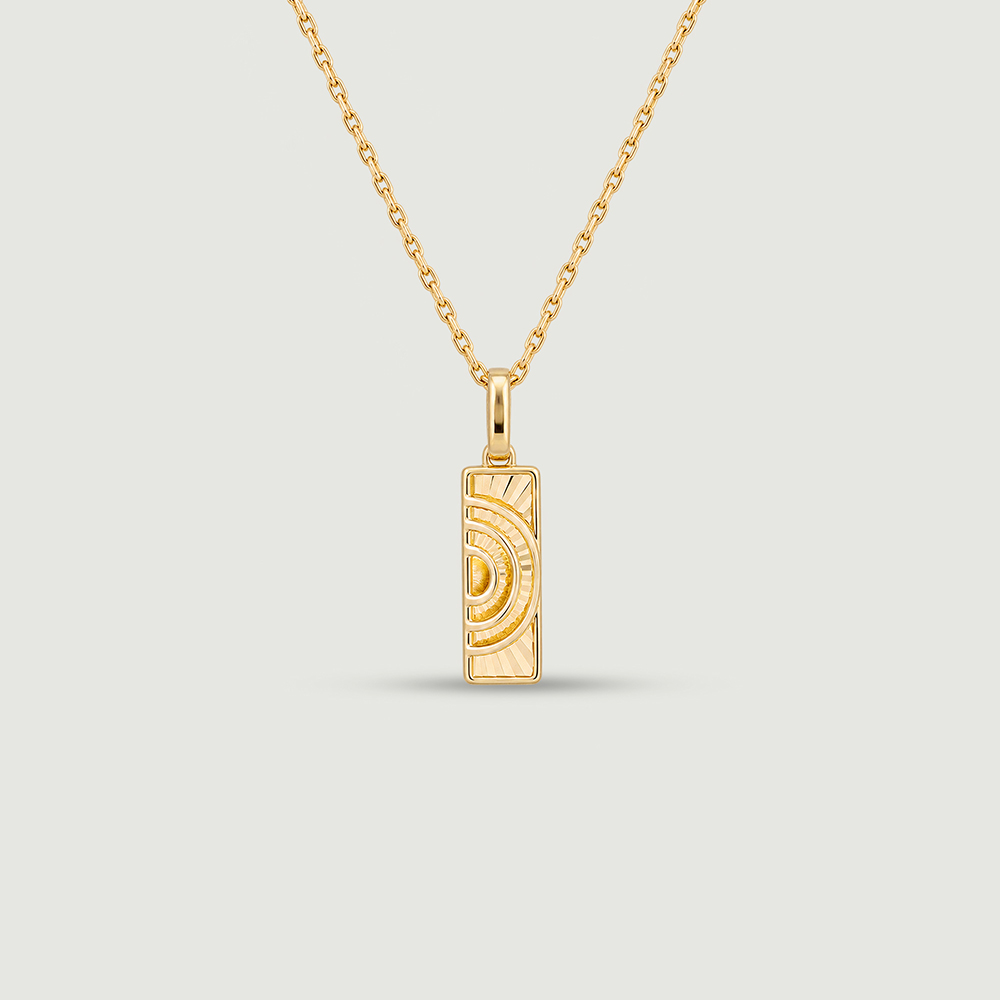 Intricate Radiant Gold Pendant,,hi-res image number null