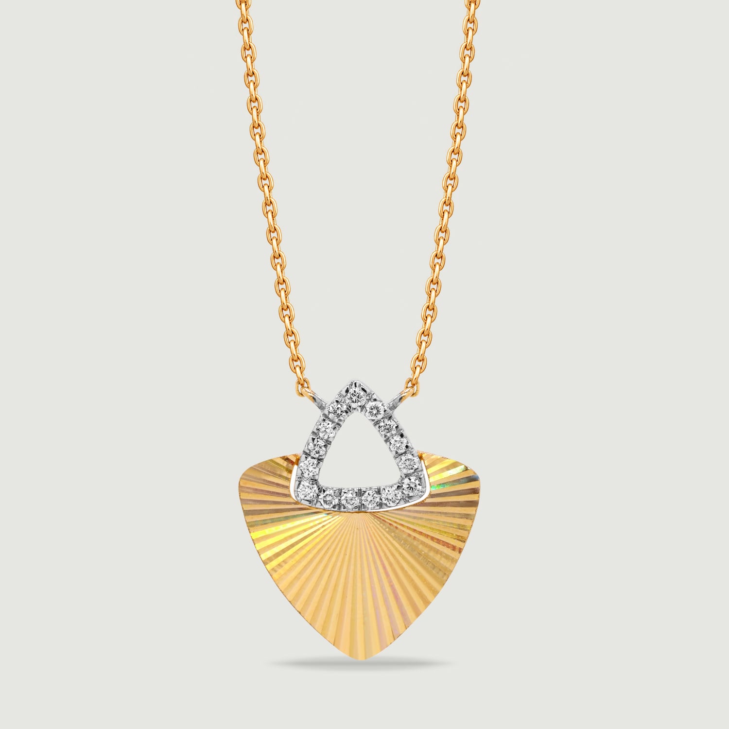 Striking Radiant Diamond Necklace,,hi-res image number null