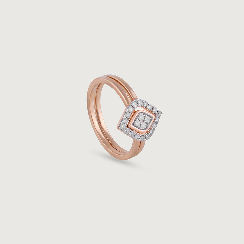 Vintage Glam Diamond Ring Set,,hi-res image number null