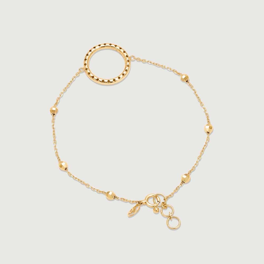 Trendy Orbit Gold Bracelet,,hi-res image number null