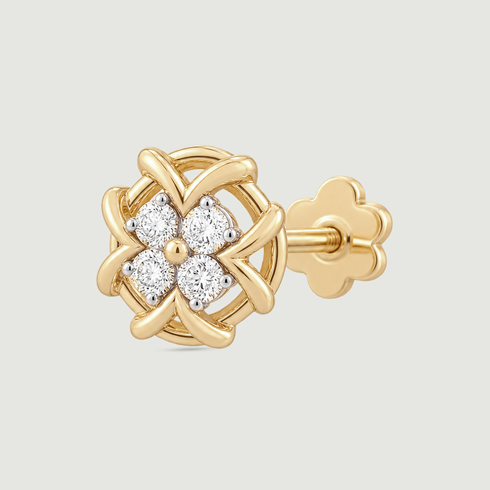 Radiant Diya Diamond Nose Pin,,hi-res image number null