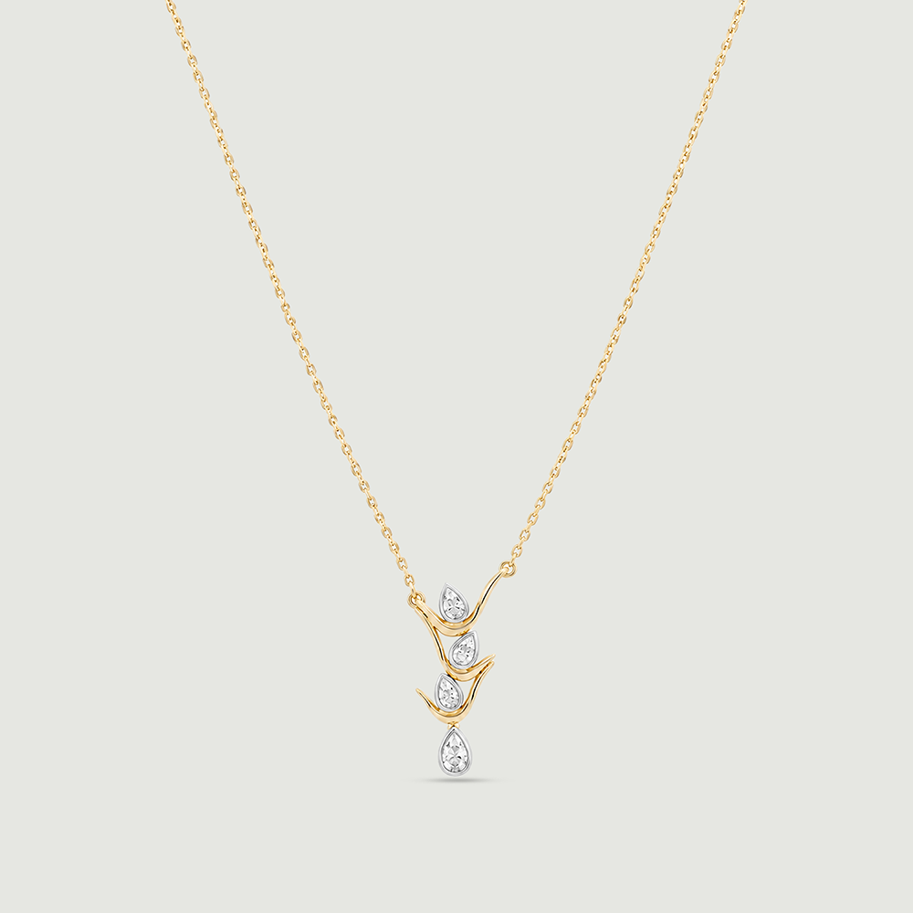 Flickering Flame Diamond Necklace,,hi-res image number null