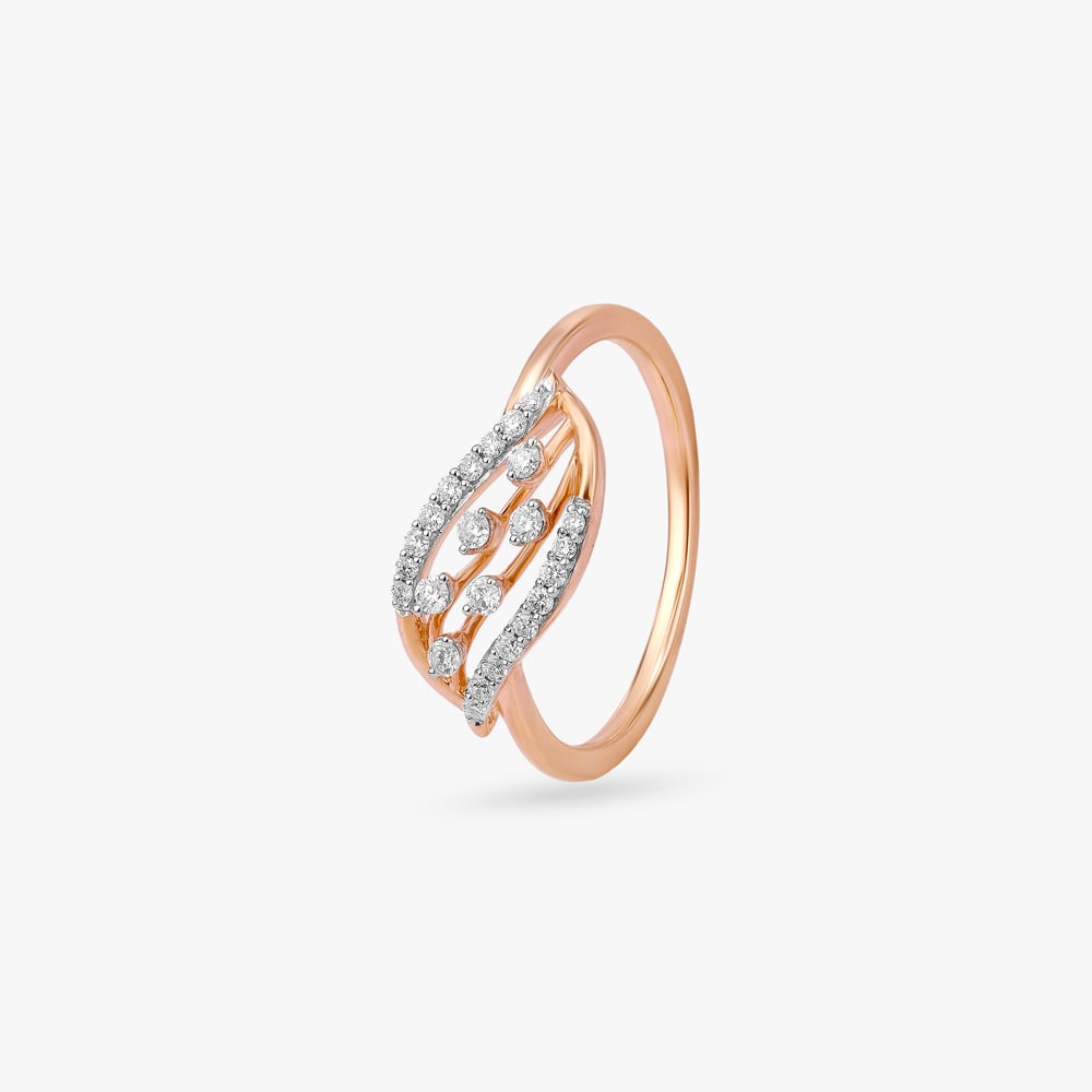 Radiant Leaf Diamond Ring,,hi-res image number null