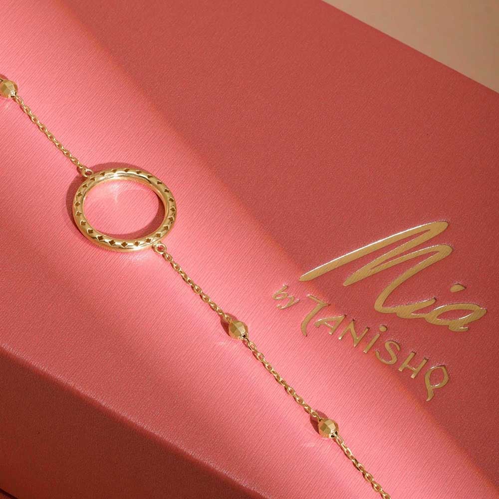 Trendy Orbit Gold Bracelet,,hi-res image number null