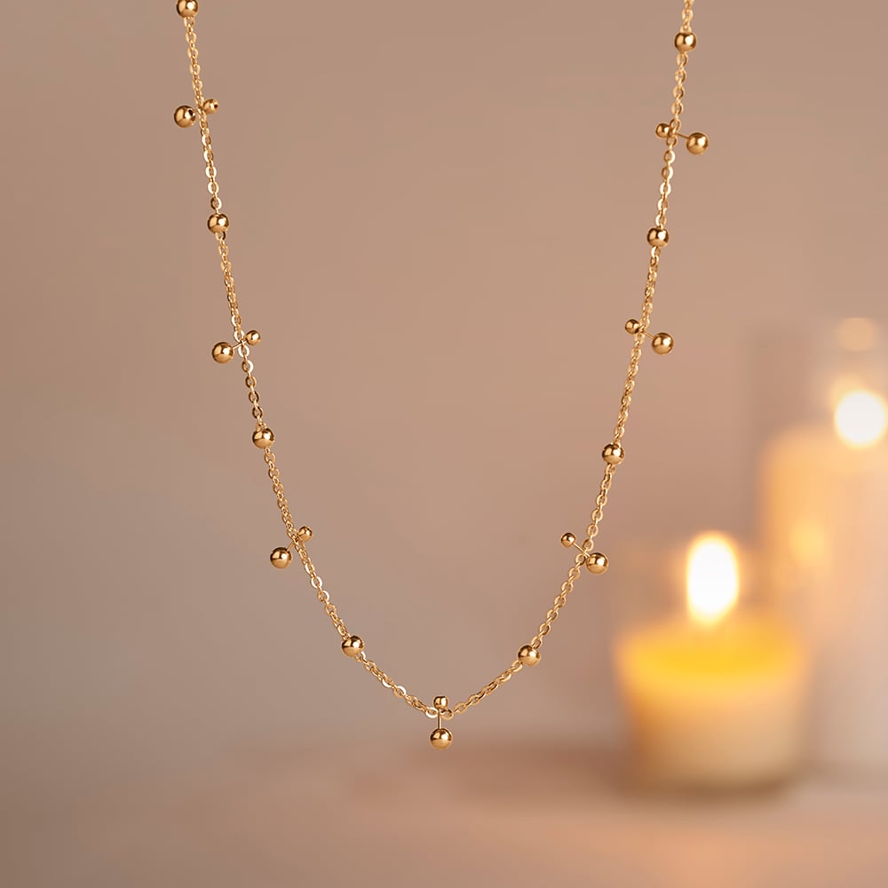Luminous Shine Gold Necklace,,hi-res image number null