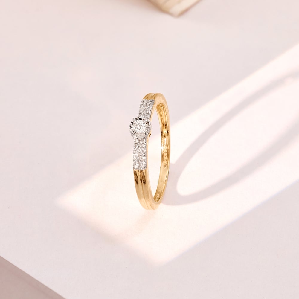 Graceful Layered Diamond Ring,,hi-res image number null
