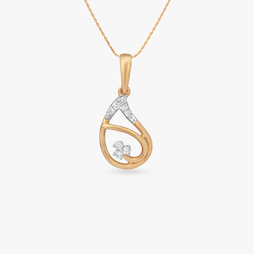 

Bloom Trail Diamond Pendant