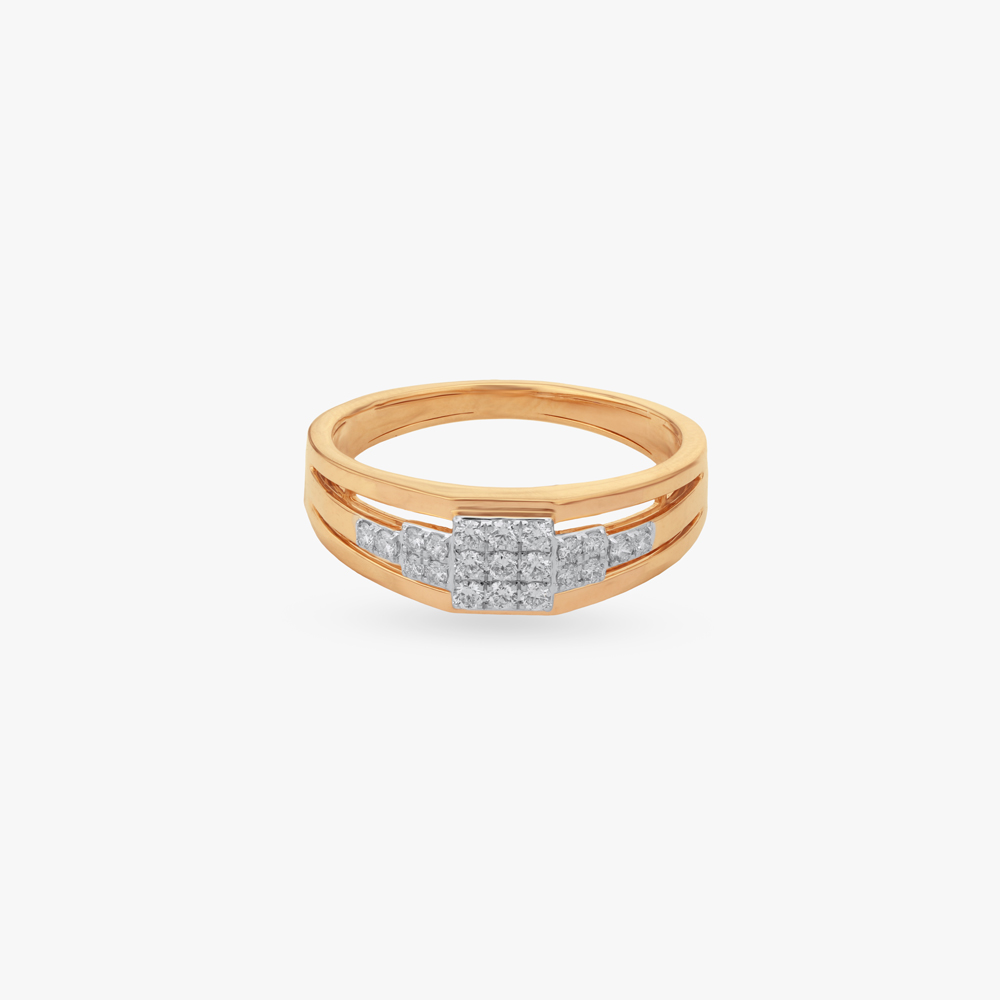 Split Shank Diamond Ring For Men,,hi-res image number null