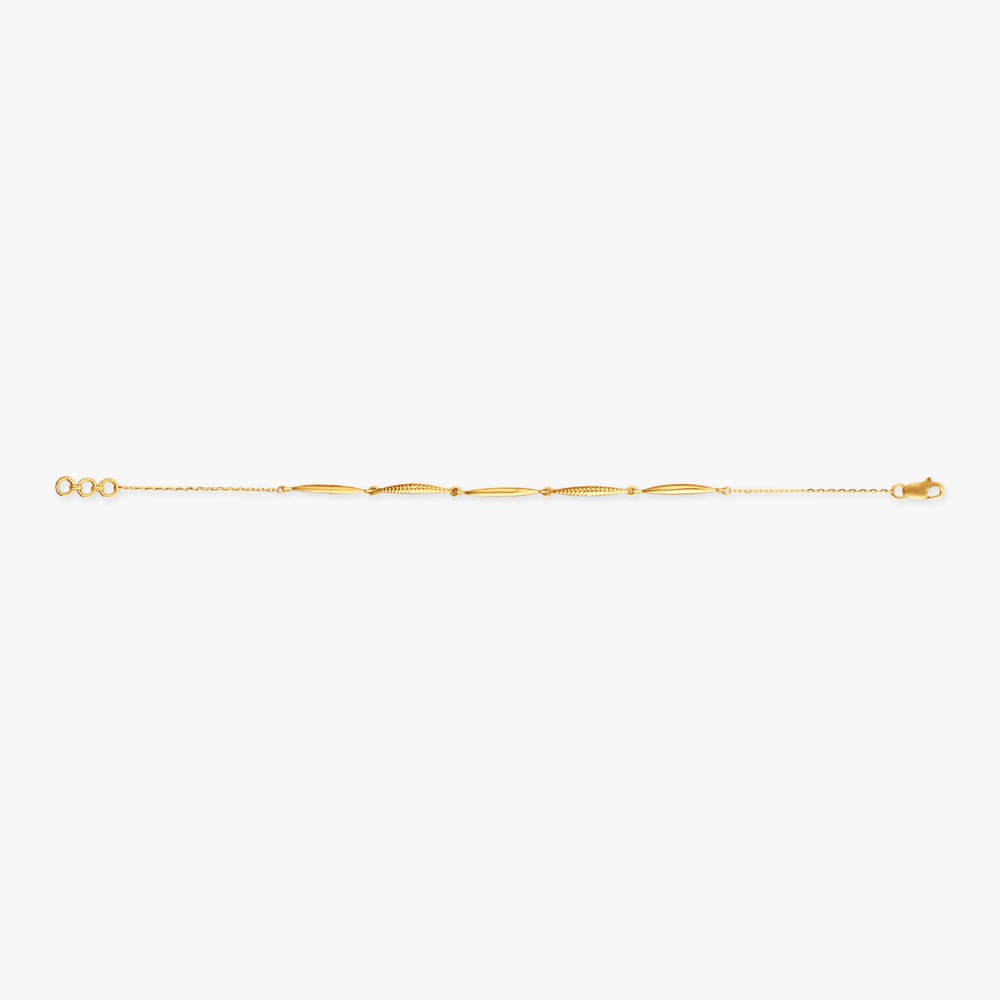 Twisted Rhythm Gold Bracelet,,hi-res image number null