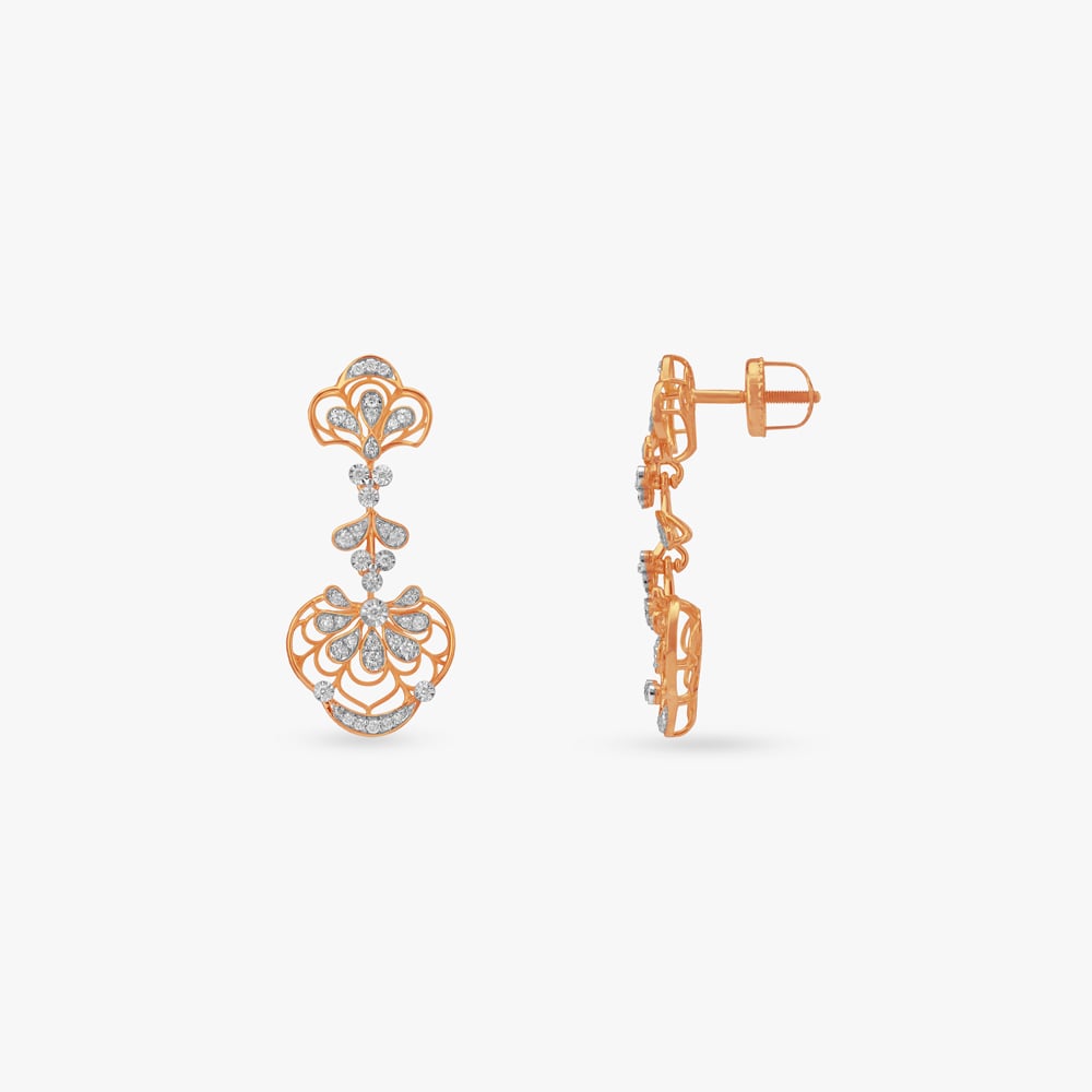 Gilded Whisper Diamond Necklace Set,,hi-res image number null