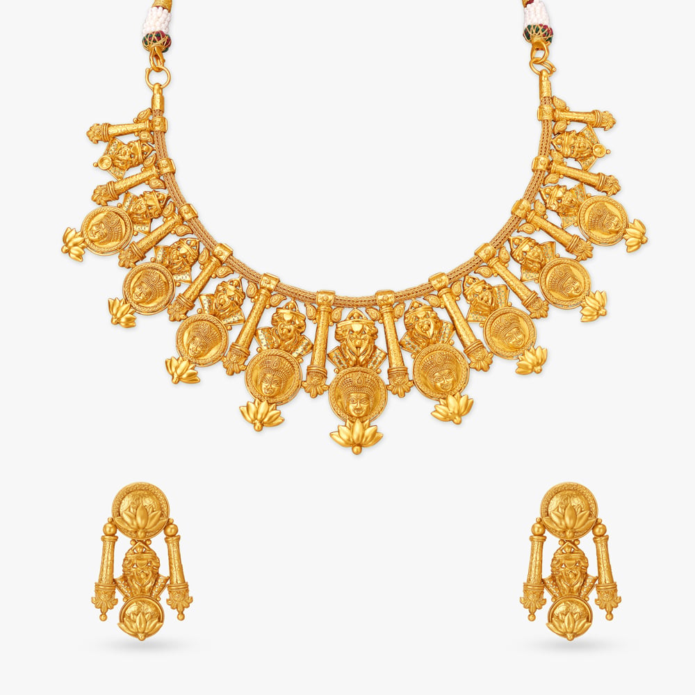 Fierce Navdurga Necklace Set,,hi-res image number null
