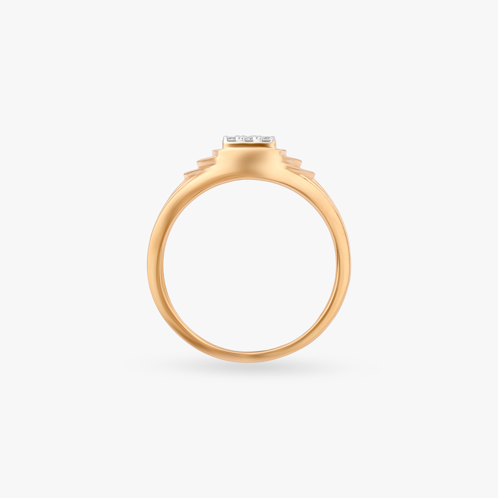 Signature Square Diamond Ring for Men,,hi-res image number null