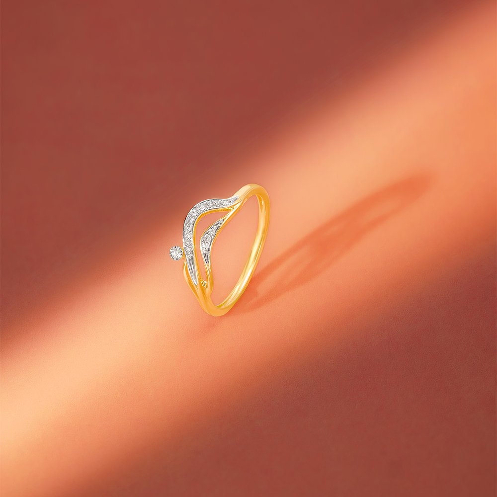 Serene Wave Diamond Ring,,hi-res image number null
