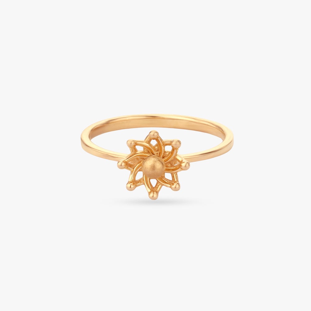 Celestial Rosette Gold Ring,,hi-res image number null