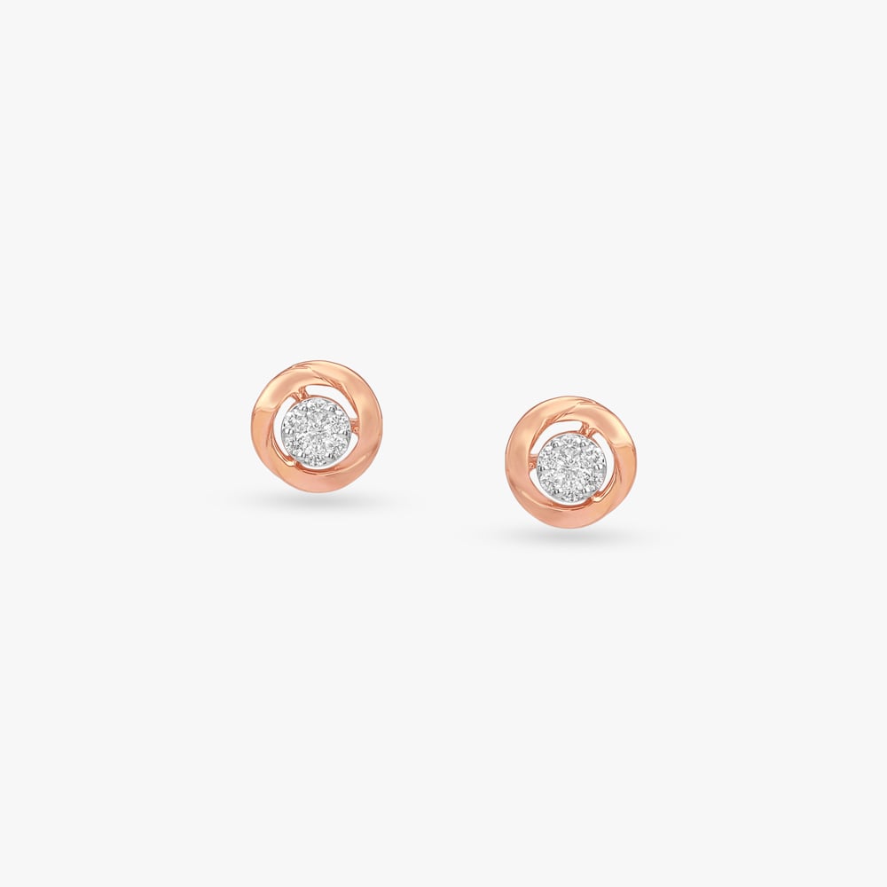 Halo Whisper Diamond Stud Earrings,,hi-res image number null