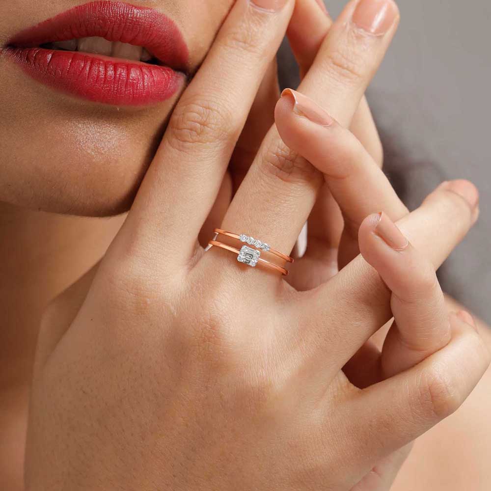 Edgy Luxe Diamond Ring,,hi-res image number null