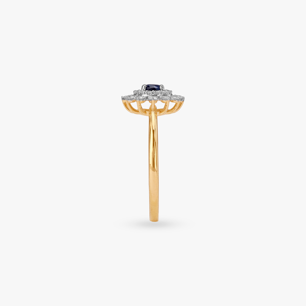Floral Halo Diamond Ring,,hi-res image number null