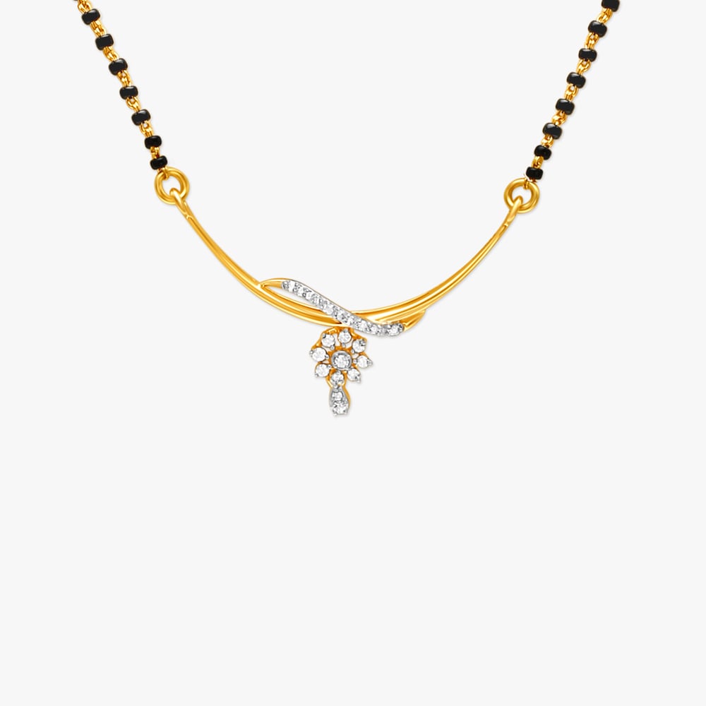 

Bloom Knot Diamond Mangalsutra