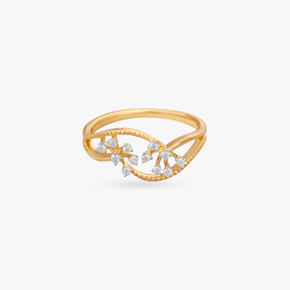 Playful Grace Diamond Finger Ring,,hi-res image number null