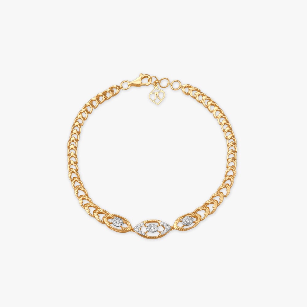

Link Bloom Diamond Bracelet