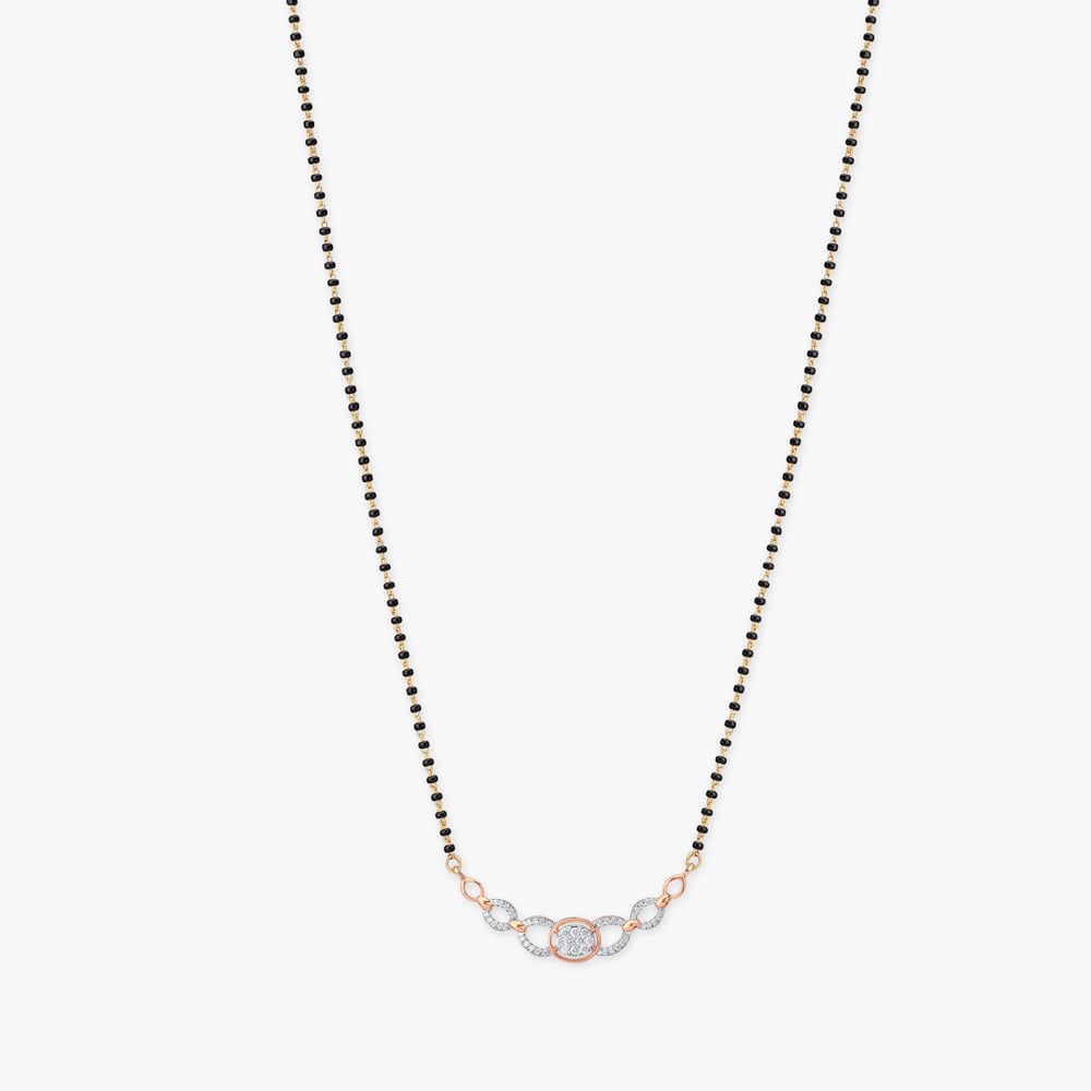 Radiant Loops Diamond Mangalsutra,,hi-res image number null