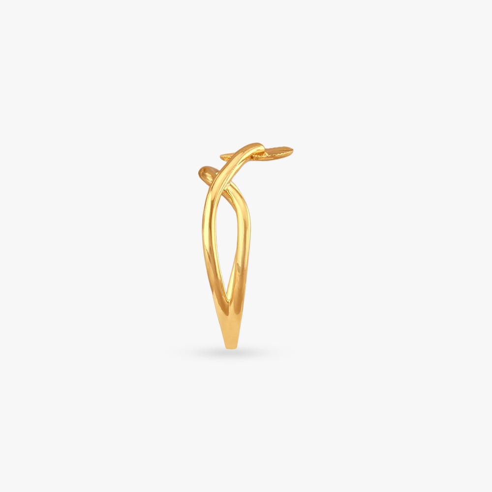 Loveleaf Trail Gold Ring,,hi-res image number null