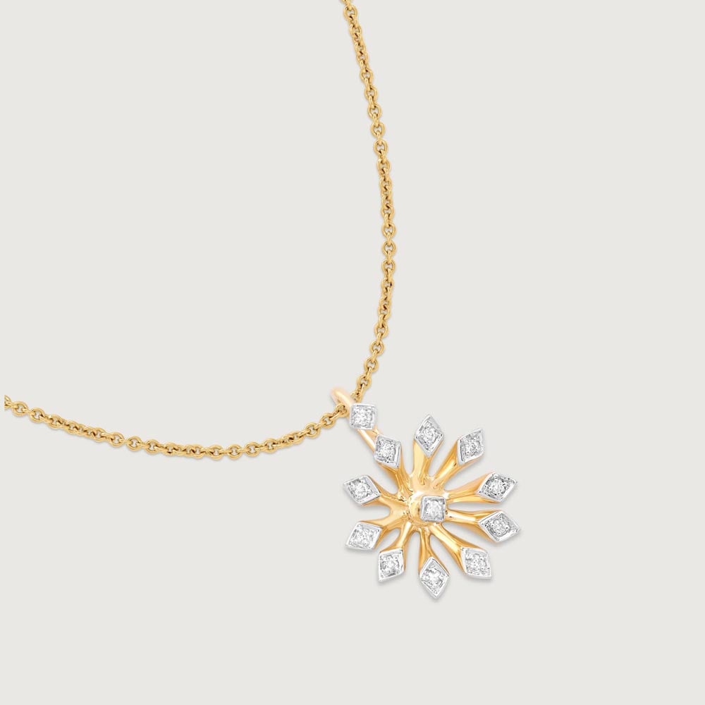 Whimsy Bloom Diamond Pendant,,hi-res image number null