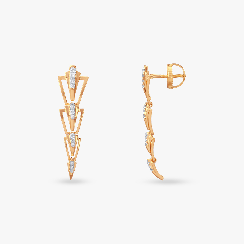 Triad Spark Diamond Drop Earrings,,hi-res image number null