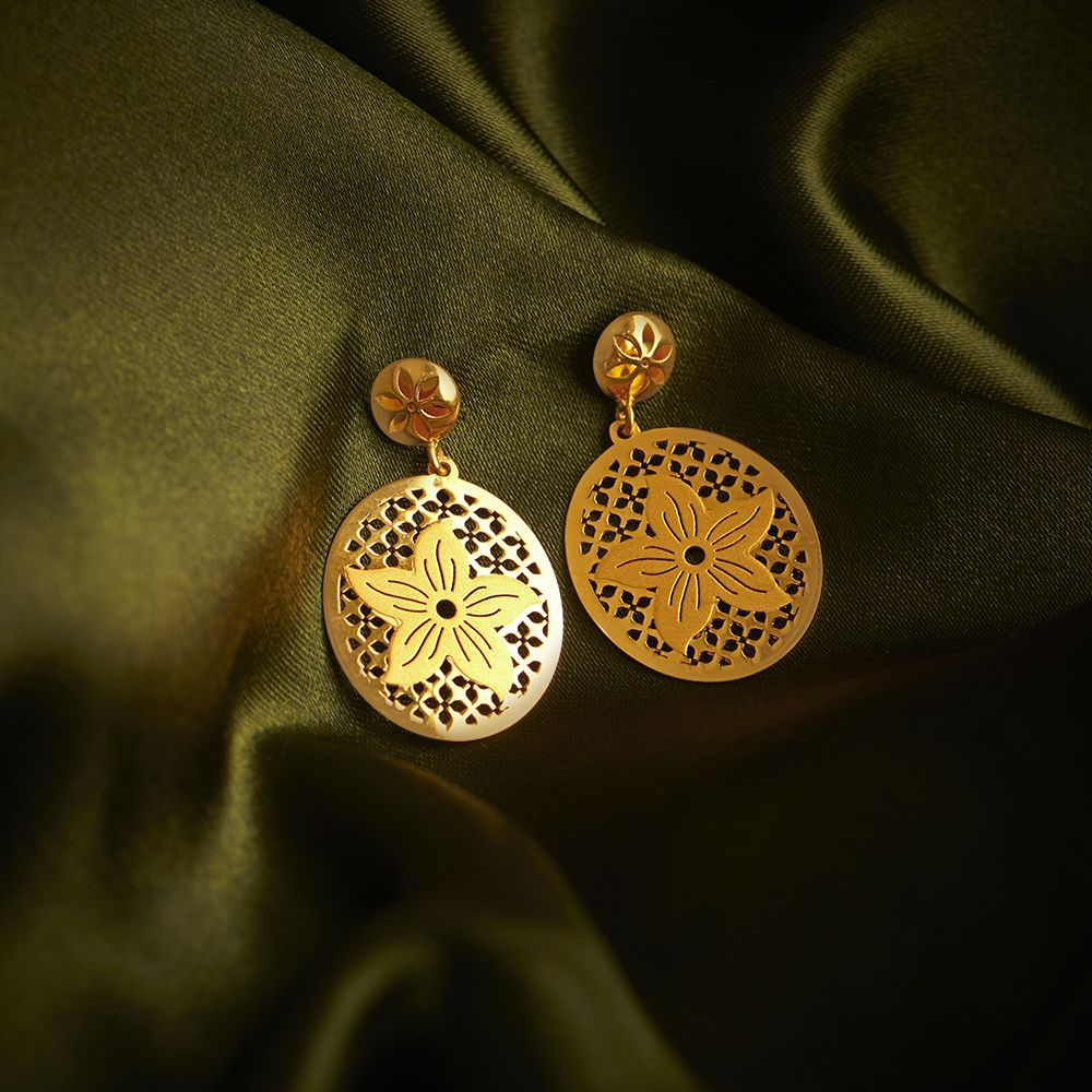 Timeless Beauty Gold Stud Earrings