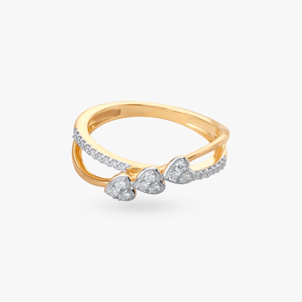 Darling Hearts Diamond Finger Ring,,hi-res image number null
