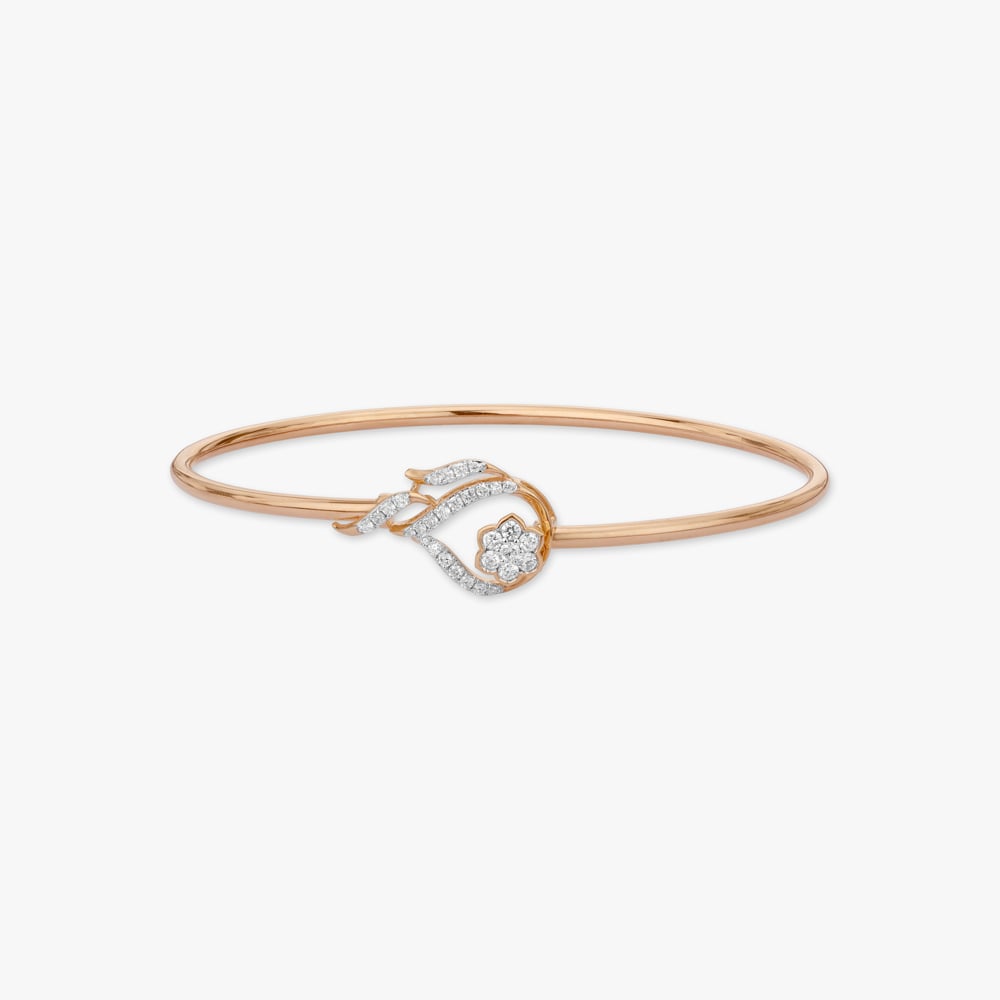 

Radiant Petal Diamond Bangle