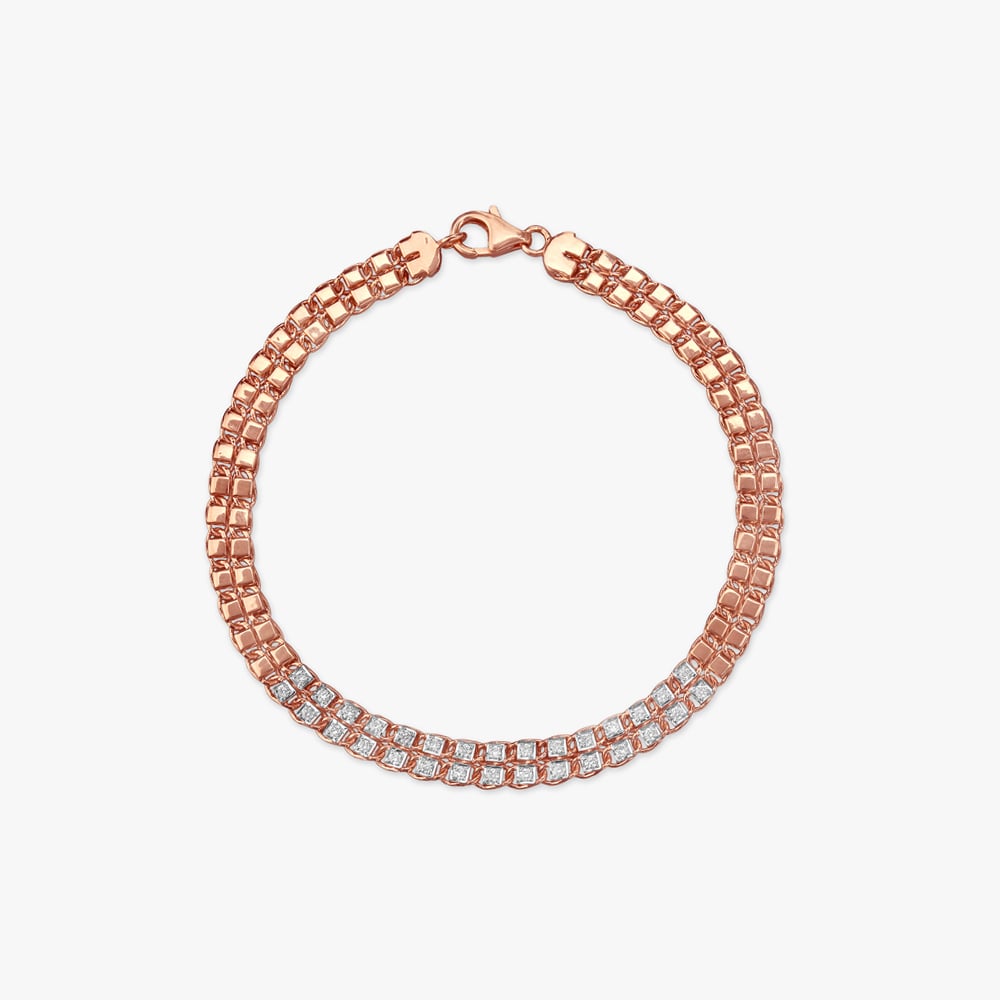 Gleaming Grid Diamond Bracelet,,hi-res image number null