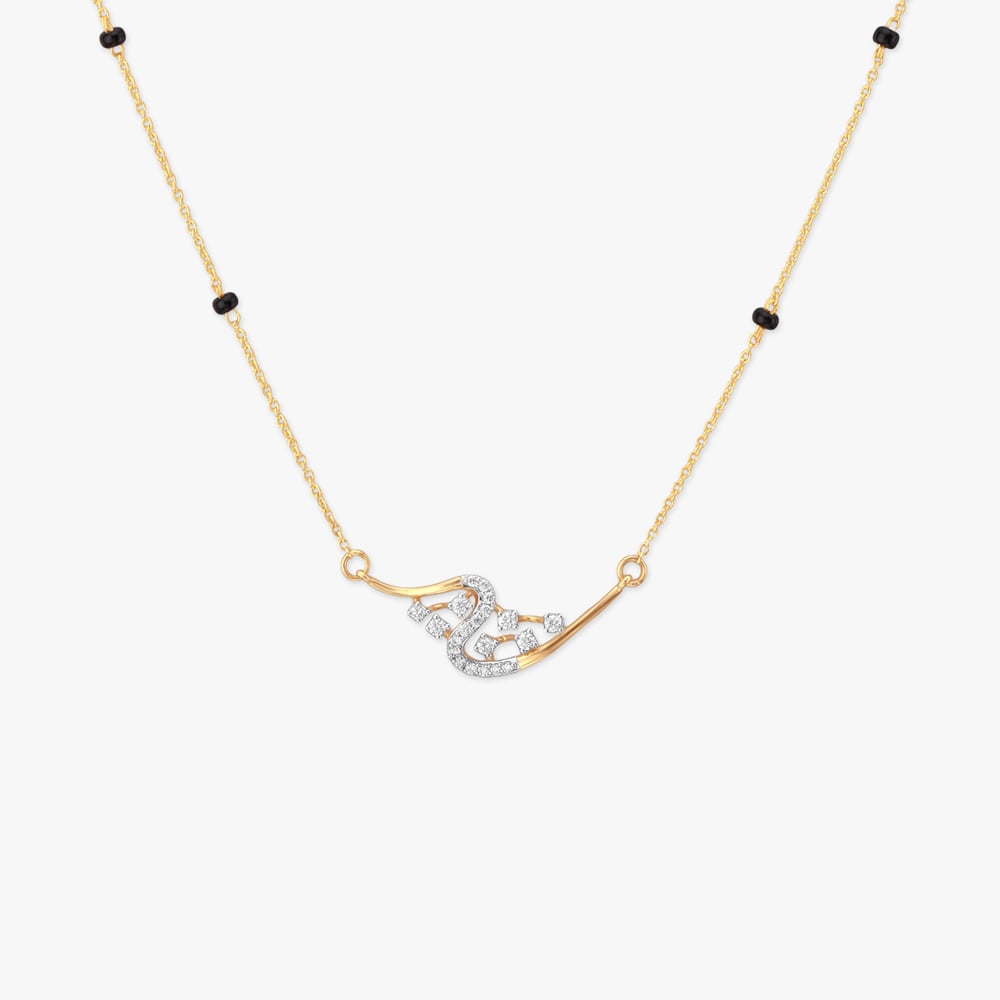 Dancing Spark Diamond Mangalsutra,,hi-res image number null