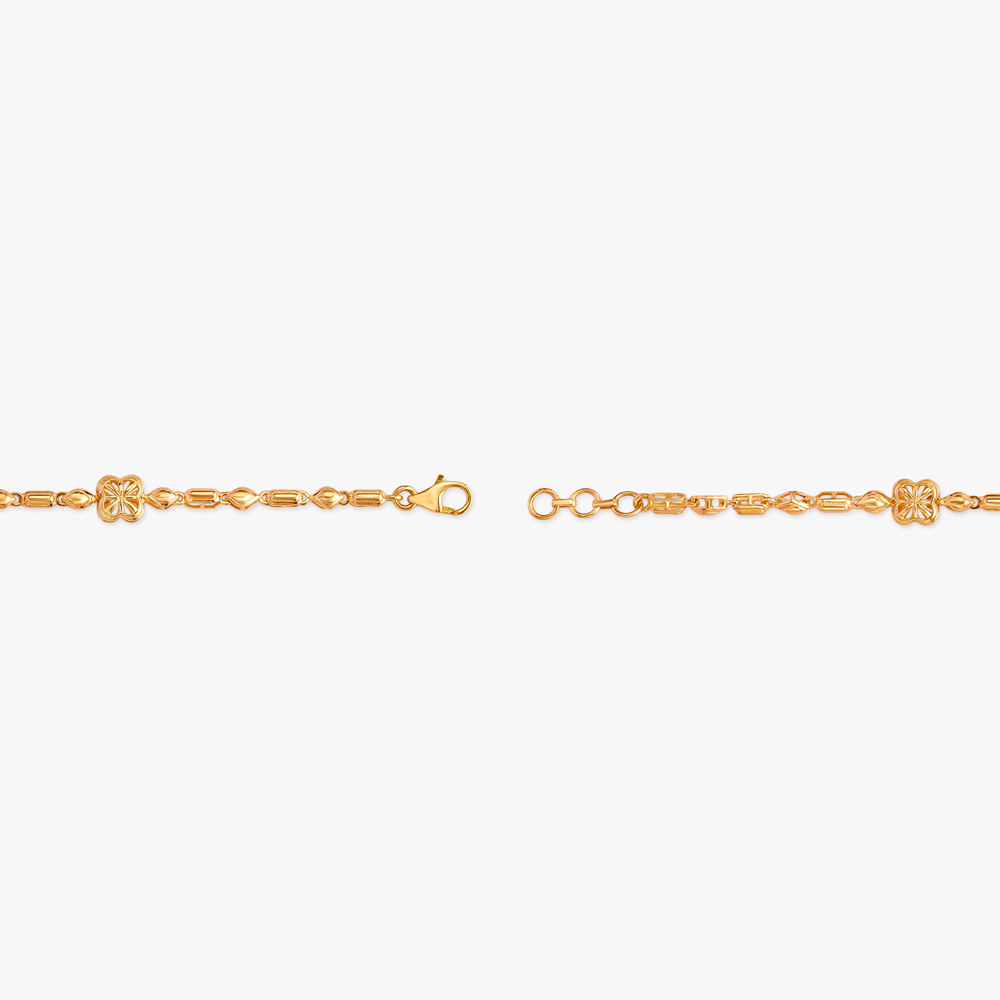 Clover Trail Gold Bracelet,,hi-res image number null