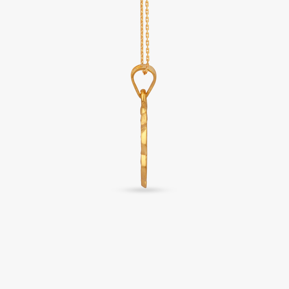 Layered Blossom Gold Pendant for Kids,,hi-res image number null