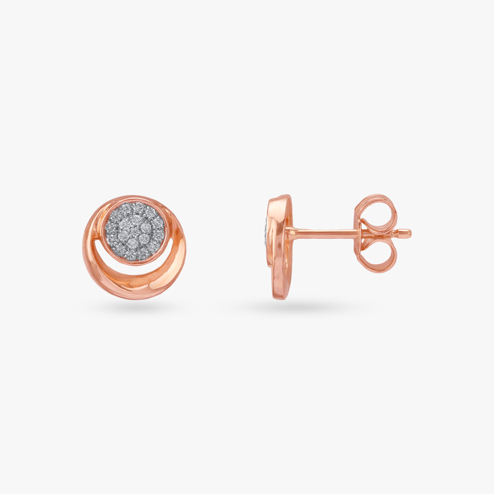 Luna Glow Diamond Stud Earrings,,hi-res image number null