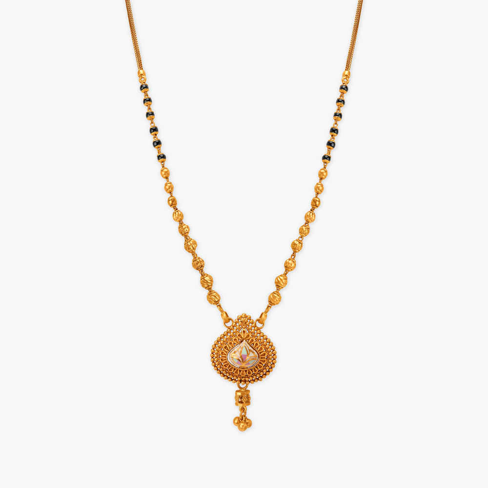 Precious Leafy Mangalsutra,,hi-res image number null