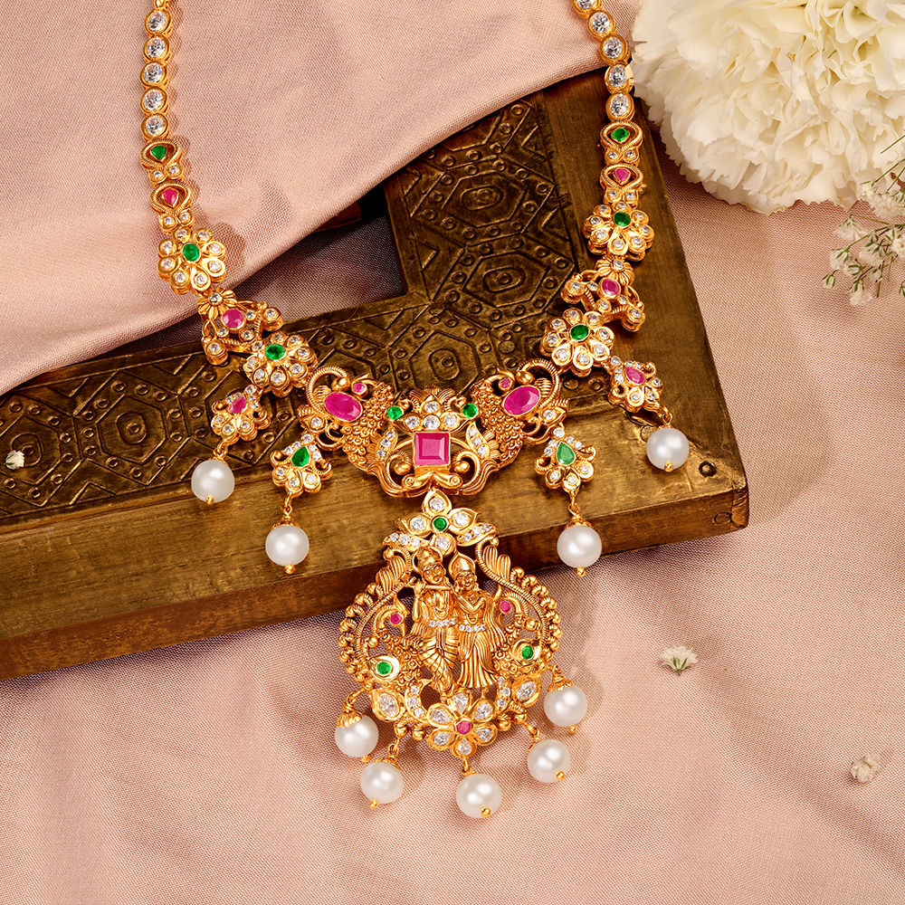 Sublime Radha Krishna Necklace,,hi-res image number null