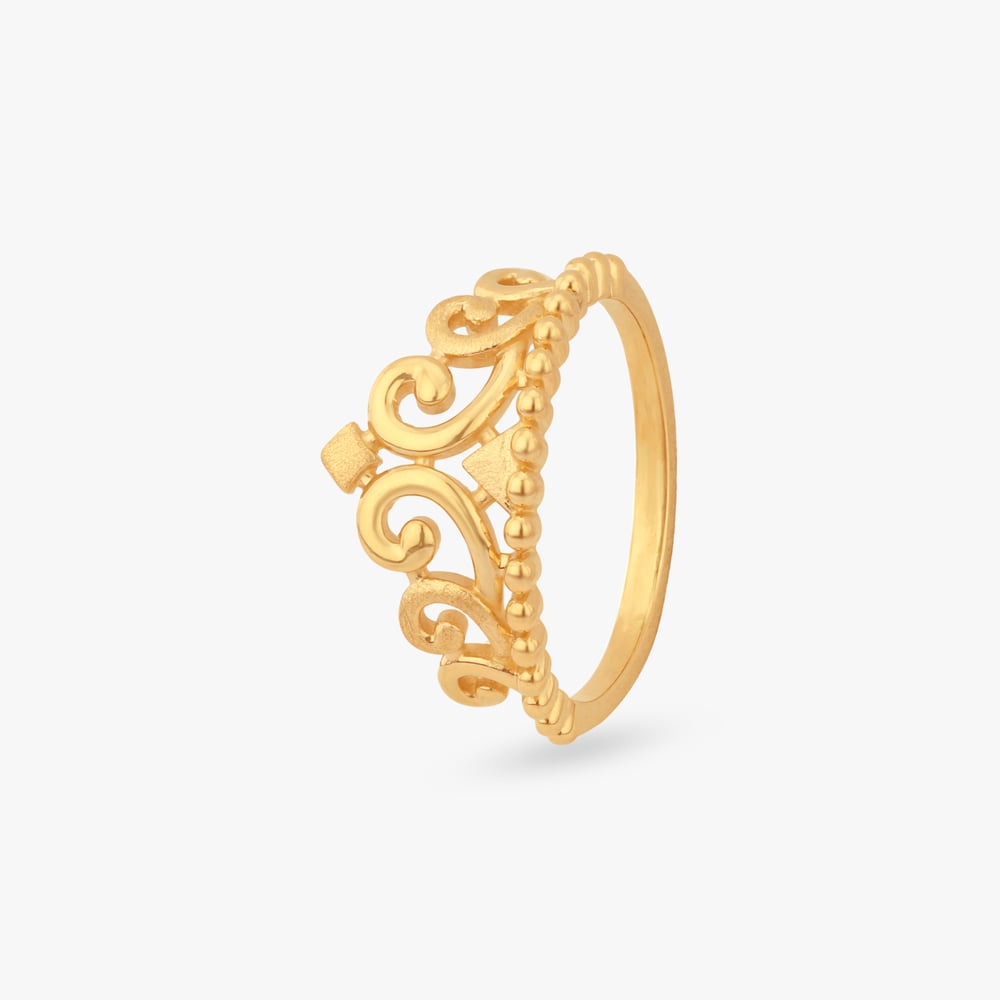 

Regal Tiara Gold Ring