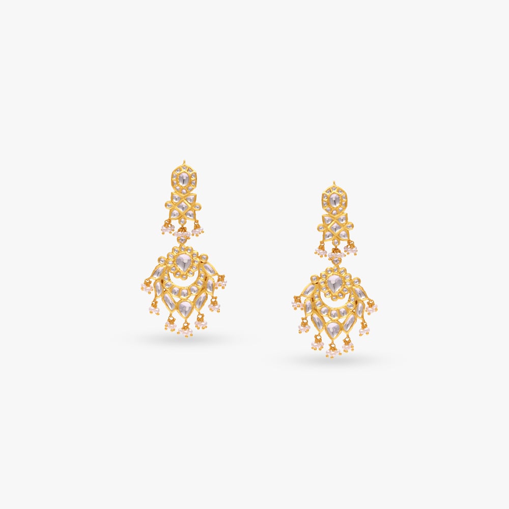 Moonlit Mosaic Gold Necklace Set,,hi-res image number null