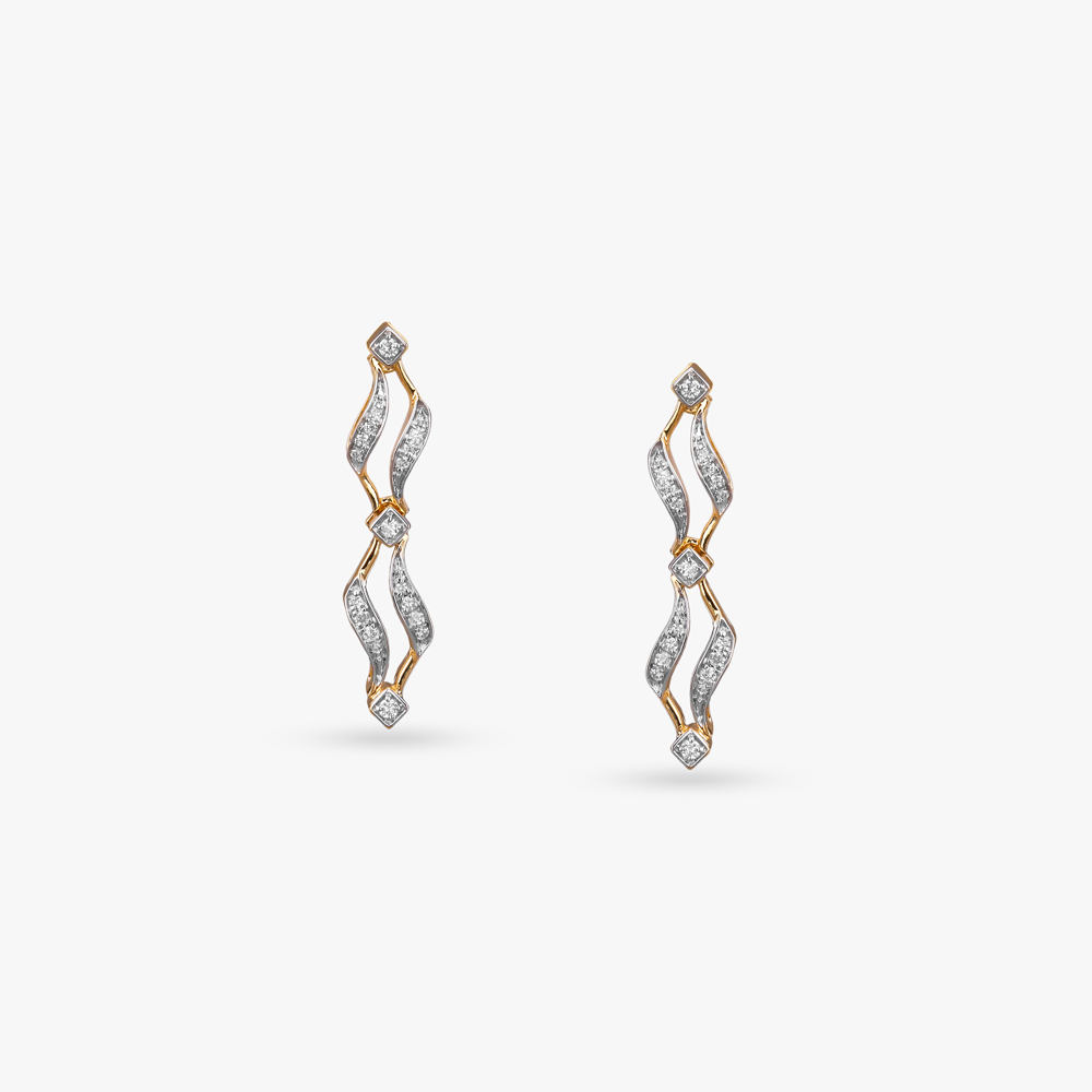 Graceful Flow Diamond Necklace Set,,hi-res image number null