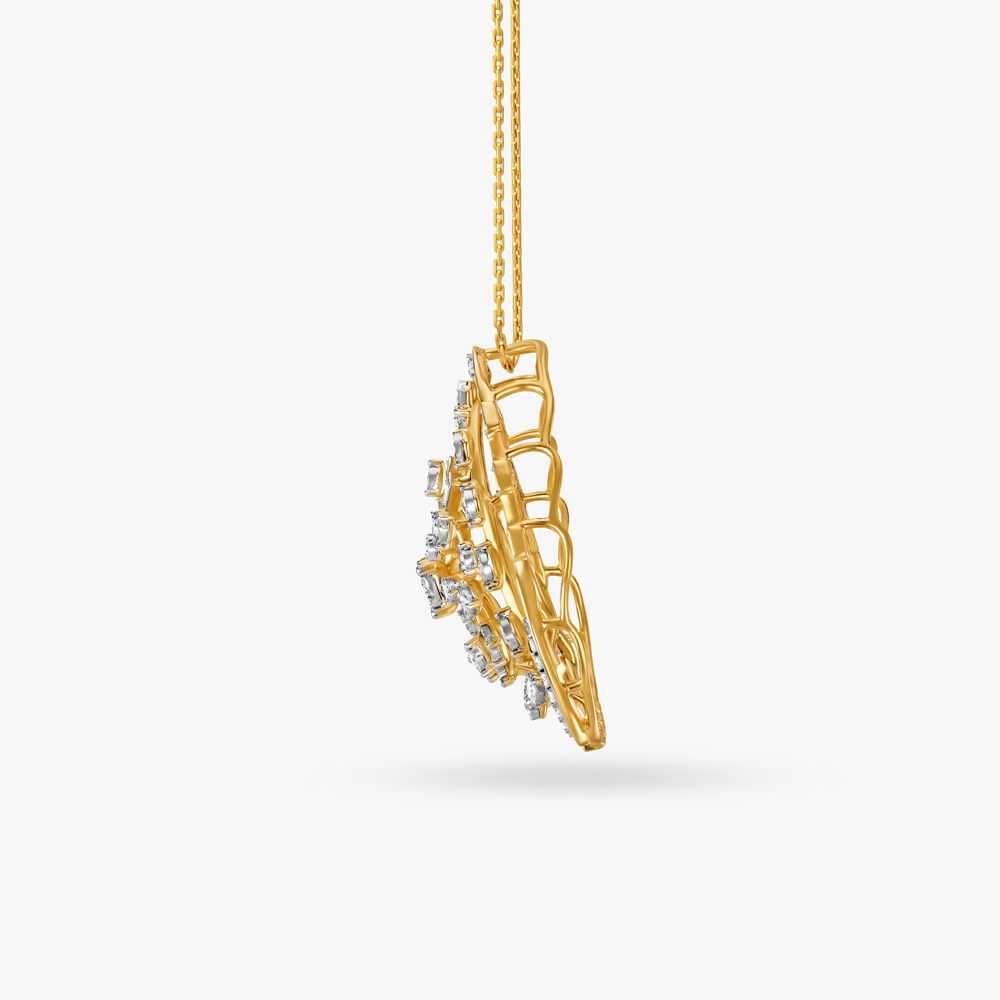 Glinting Geometry Diamond Pendant and Earrings Set,,hi-res image number null