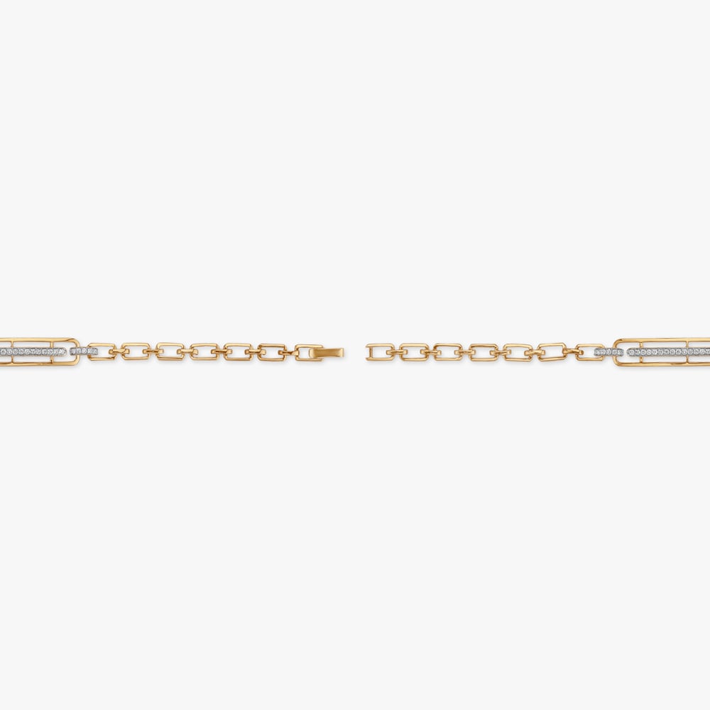 Sleek Gleam Diamond Bracelet For Men,,hi-res image number null